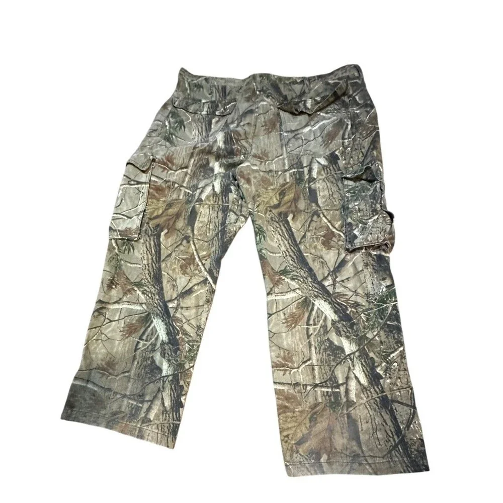 Vintage Realtree Camo Sweatpants Men XXL 46X30 Hardwood Y2K Baggy Wide Leg Retro